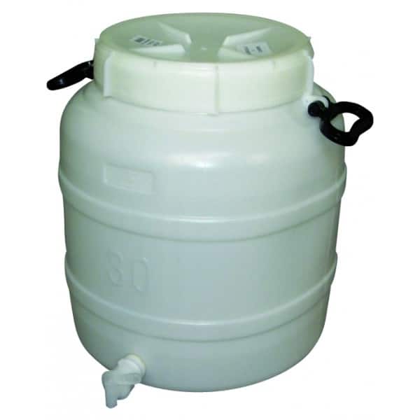 Fût Avec Robinet Et Évacuation 15 L - Idéal Pour Boissons Et Conservation